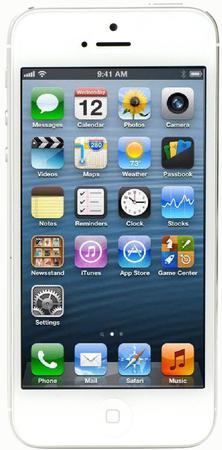 Смартфон Apple iPhone 5 32Gb White & Silver - Калуга