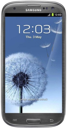 Смартфон Samsung Galaxy S3 GT-I9300 16Gb Titanium grey - Калуга